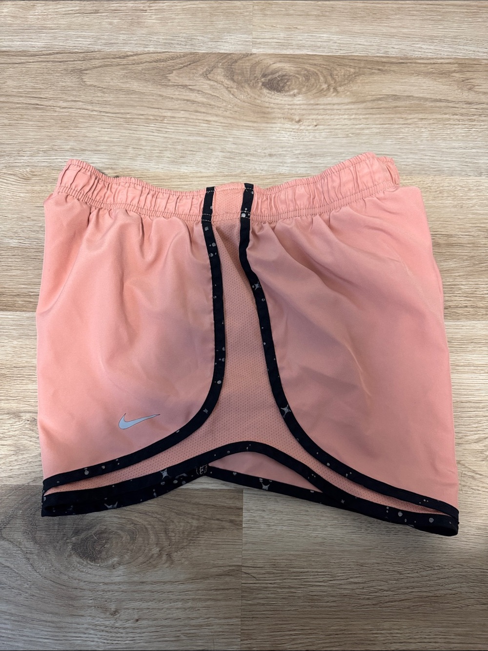 Nike Pink Running Shorts with Black Trim size medium
